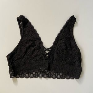 Deep V Lace Bralette